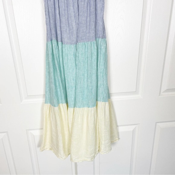 Rails Blue, Green, and Cream Midi Dress - Picture 8 of 11